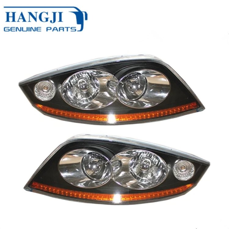 Auto Spare Parts 6123L Headlight Auto Leveling System Bus Head Lamp for Daewoo Bus